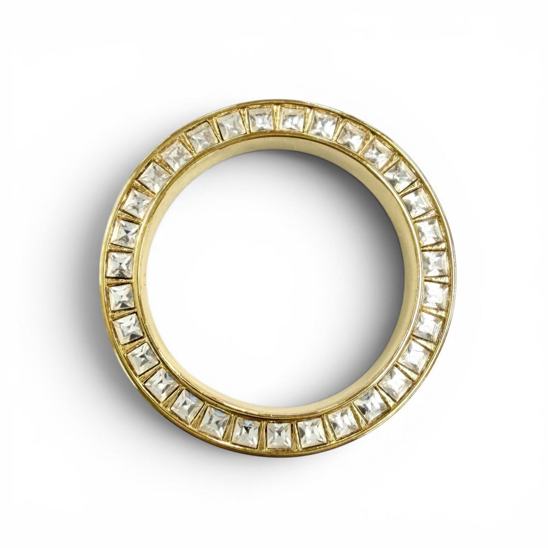 極美品◇DIOR ディオール NIGHT CODE ナイトコードリング クリスタル ロゴ ラインストーン パヴェクリスタル 指輪 ホワイト S (JP10号)