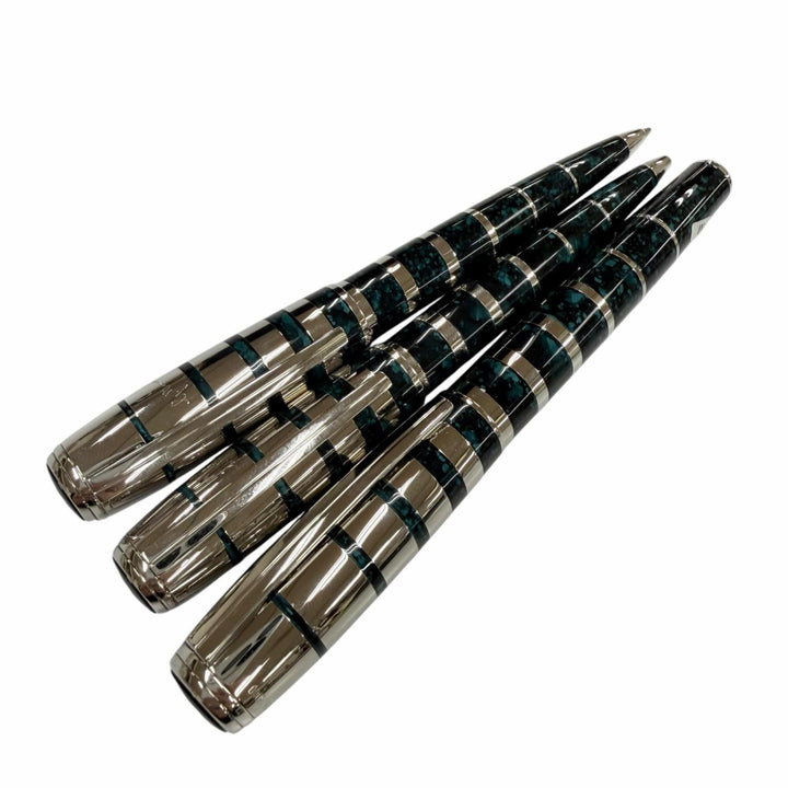 未使用品▼MONTBLANC モンブラン 作家シリーズ2008 ジョージ バーナード ショー 18K 万年筆 ボールペン シャープペンシル 3本セット