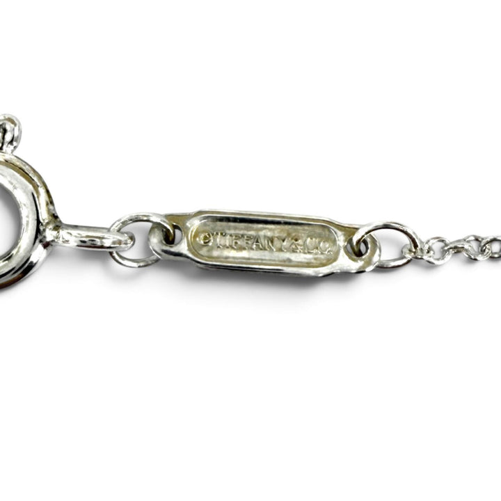 美品★TIFFANY&amp;Co. ティファニー ティファニーT スマイル ペンダント スモール AG925 ネックレス アクセサリー シルバー 重量1.9g