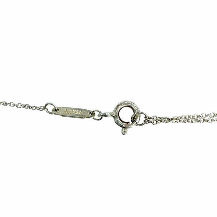 美品☆TIFFANY&amp;Co. ティファニー リターントゥティファニー ミニダブルハートタグ 1Pダイヤ ペンダント AG925 ダイヤモンド 箱・保存袋付
