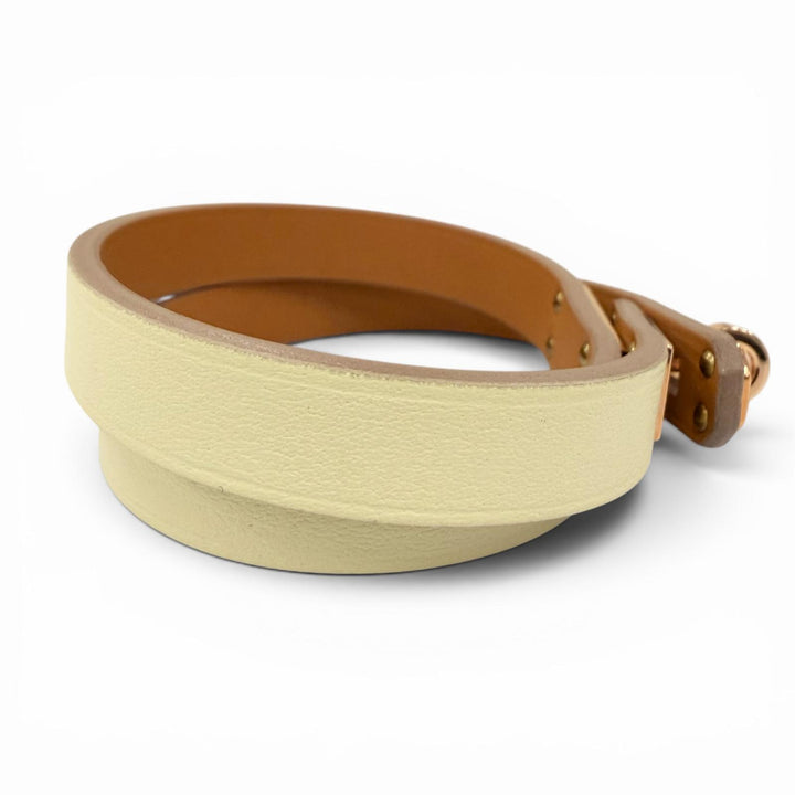 未使用品☆HERMES エルメス ミニケリードゥブルトゥールジョーヌプッサン ピンクゴールド金具 レザー ブレスレット T2 W刻 箱・保存袋付