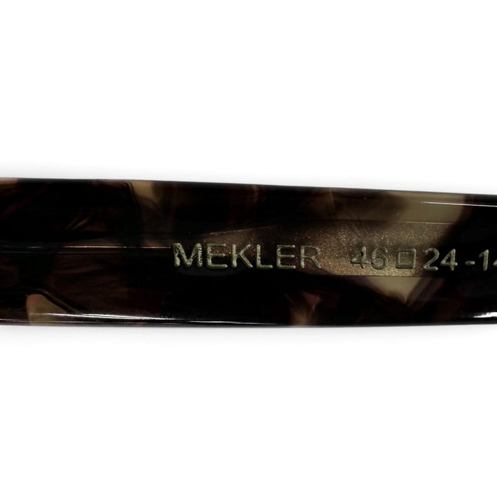極美品●MOSCOT モスコット MEKLER クラシックハバナ ウェリントン メガネ 眼鏡 アイウェア ブラウンデミ 46□24 145 メンズ
