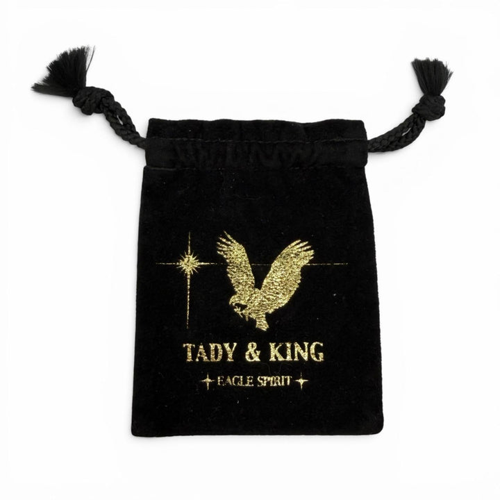美品◇TADY&amp;KING タディアンドキング シルバー K18 オリジナルカスタム 特注大イーグル 爪付き特大フェザー ネックレス 重量118.2g