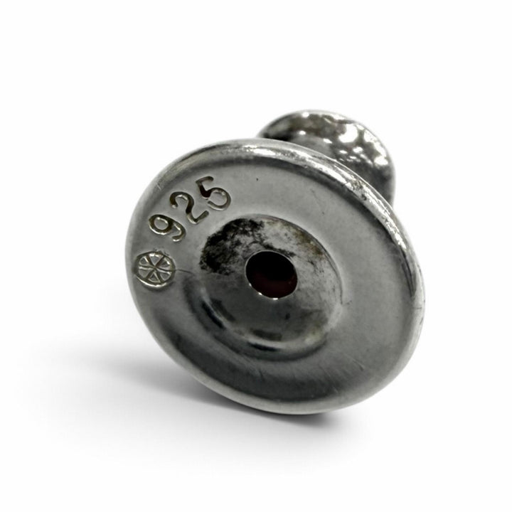 美品★CHROME HEARTS クロムハーツ No2 CH CRS CHクロス スタッド 925 14K 両耳用 ピアス シルバー ゴールド 重量1.5g レディース メンズ
