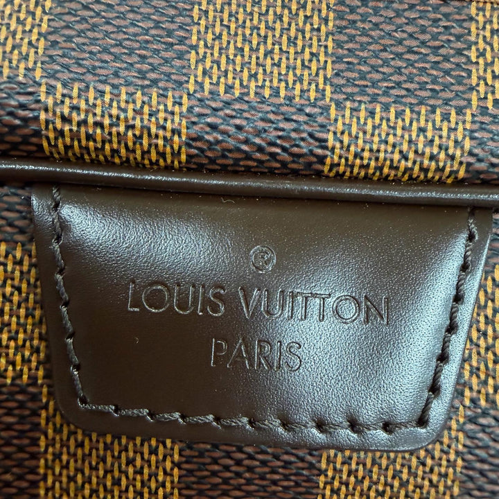 極美品☆LOUIS VUITTON ルイヴィトン N41157 ダミエ リヴィントン PM ダミエキャンバス ハンドバッグ ブラウン フランス製 箱・保存袋付