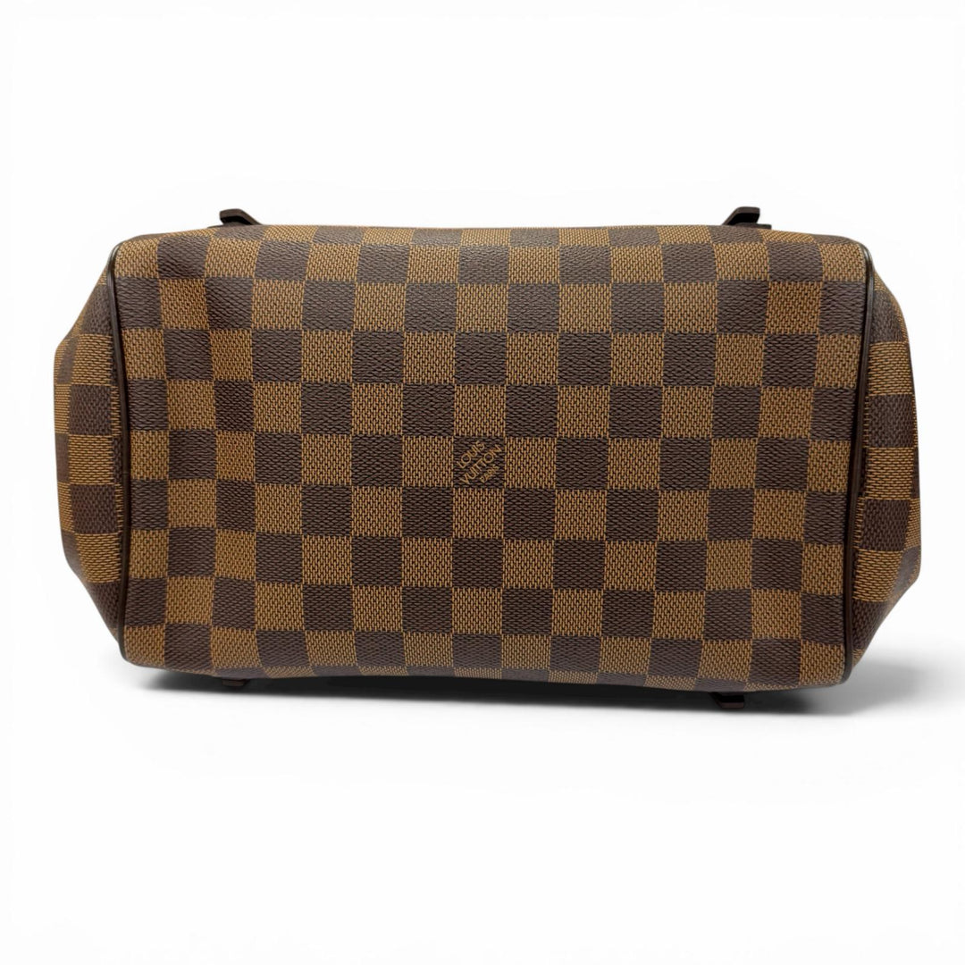 極美品☆LOUIS VUITTON ルイヴィトン N41157 ダミエ リヴィントン PM ダミエキャンバス ハンドバッグ ブラウン フランス製 箱・保存袋付