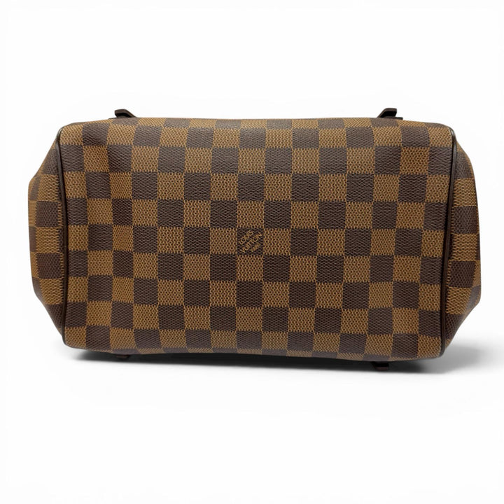 極美品☆LOUIS VUITTON ルイヴィトン N41157 ダミエ リヴィントン PM ダミエキャンバス ハンドバッグ ブラウン フランス製 箱・保存袋付