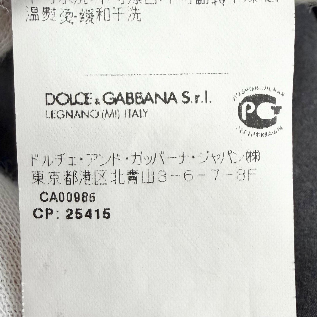 極美品△DOLCE&amp;GABBANA ドルチェ＆ガッバーナ F6VE2T 黒タグ コットン シルク フローラル ジャガード ノースリーブ ワンピース 38 正規品