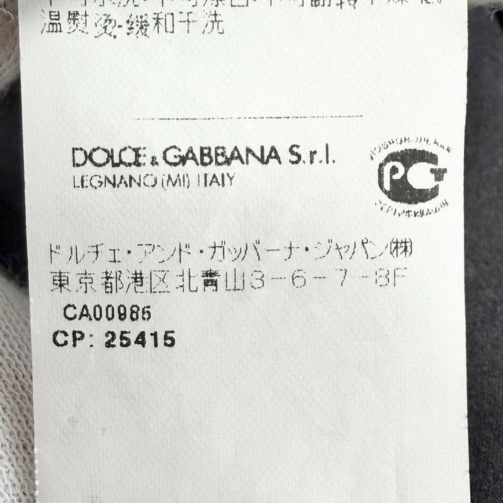 極美品△DOLCE&amp;GABBANA ドルチェ＆ガッバーナ F6VE2T 黒タグ コットン シルク フローラル ジャガード ノースリーブ ワンピース 38 正規品