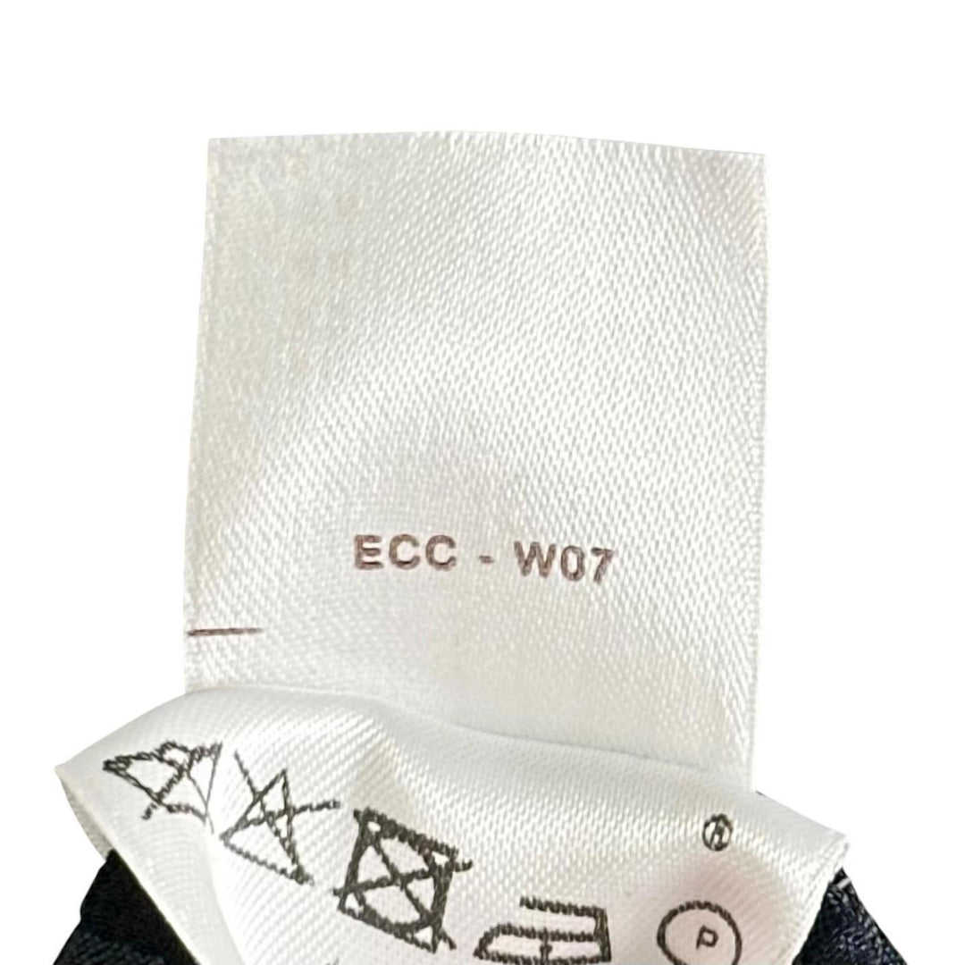 極美品▲LOUIS VUITTON ルイヴィトン 10AW ボックスプリーツ ツイード スカート ブラック FR 34 フランス製 正規品 レディース