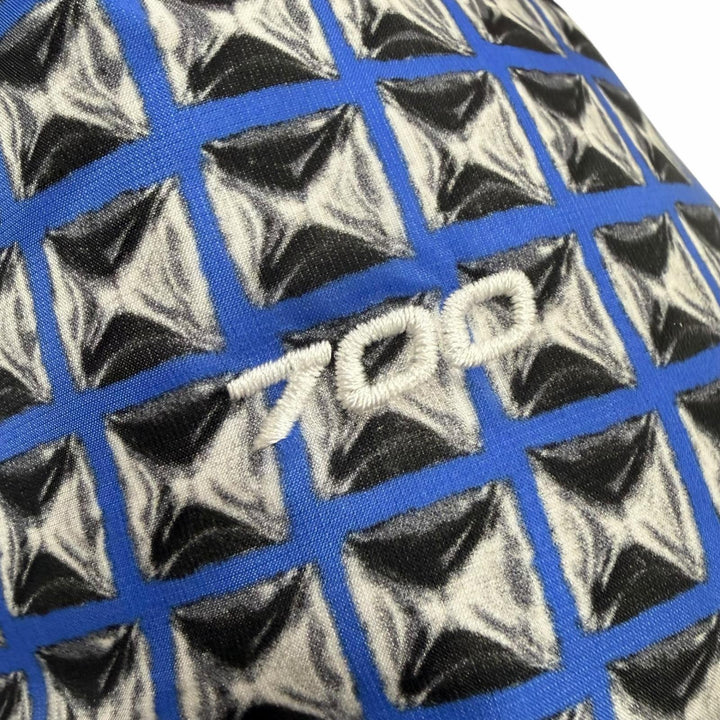 美品▼シュプリーム ザ ノースフェイス 21SS ND42100I Studded Nuptse Jacket スタッズ柄 フード収納 ZIPUP ダウンジャケット M 正規品