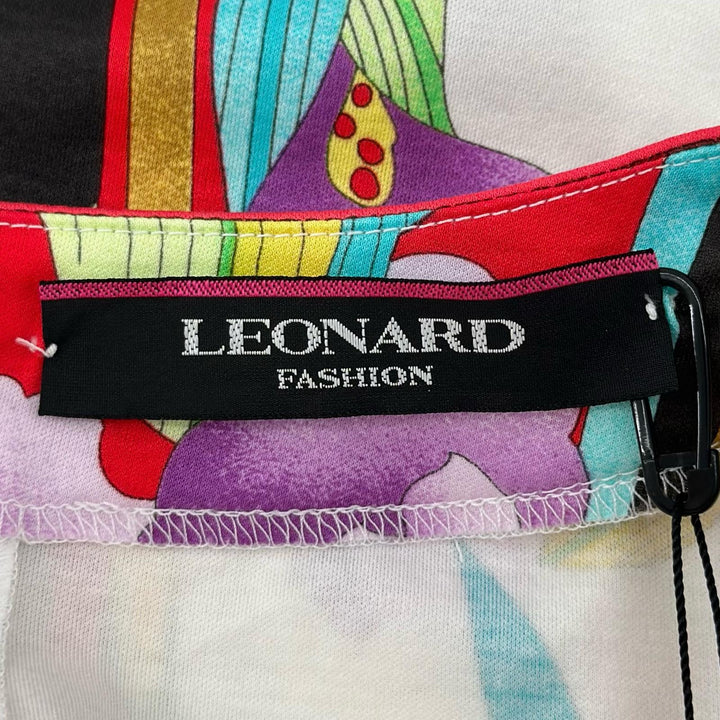 未使用品▲LEONARD FASHION レオナール ファッション 0379603 コットン100% 花柄プリント カットソー 42 日本製 正規品 レディース