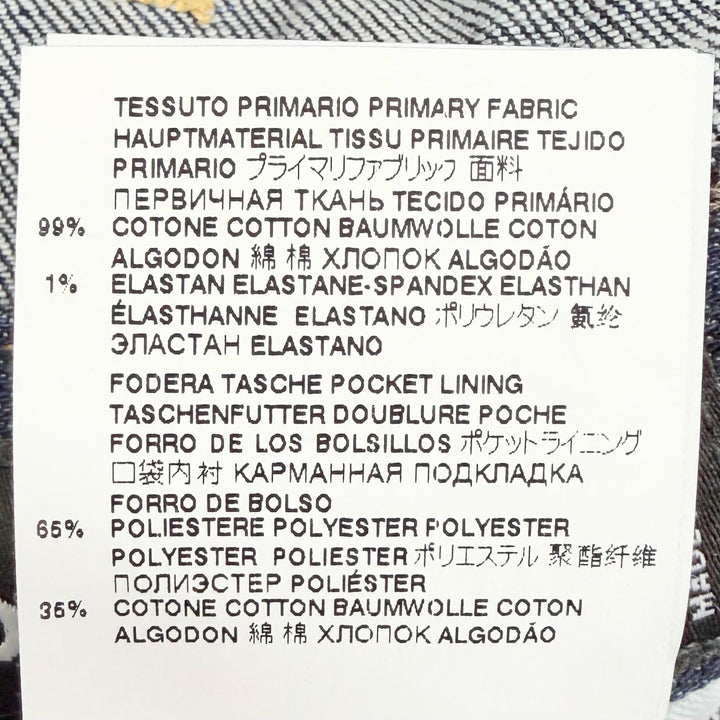 極美品△DSQUARED2 ディースクエアード 22SS S75FP0145 コットン ペイント ダメージ加工 デニム サロペット インディゴブルー 38 正規品