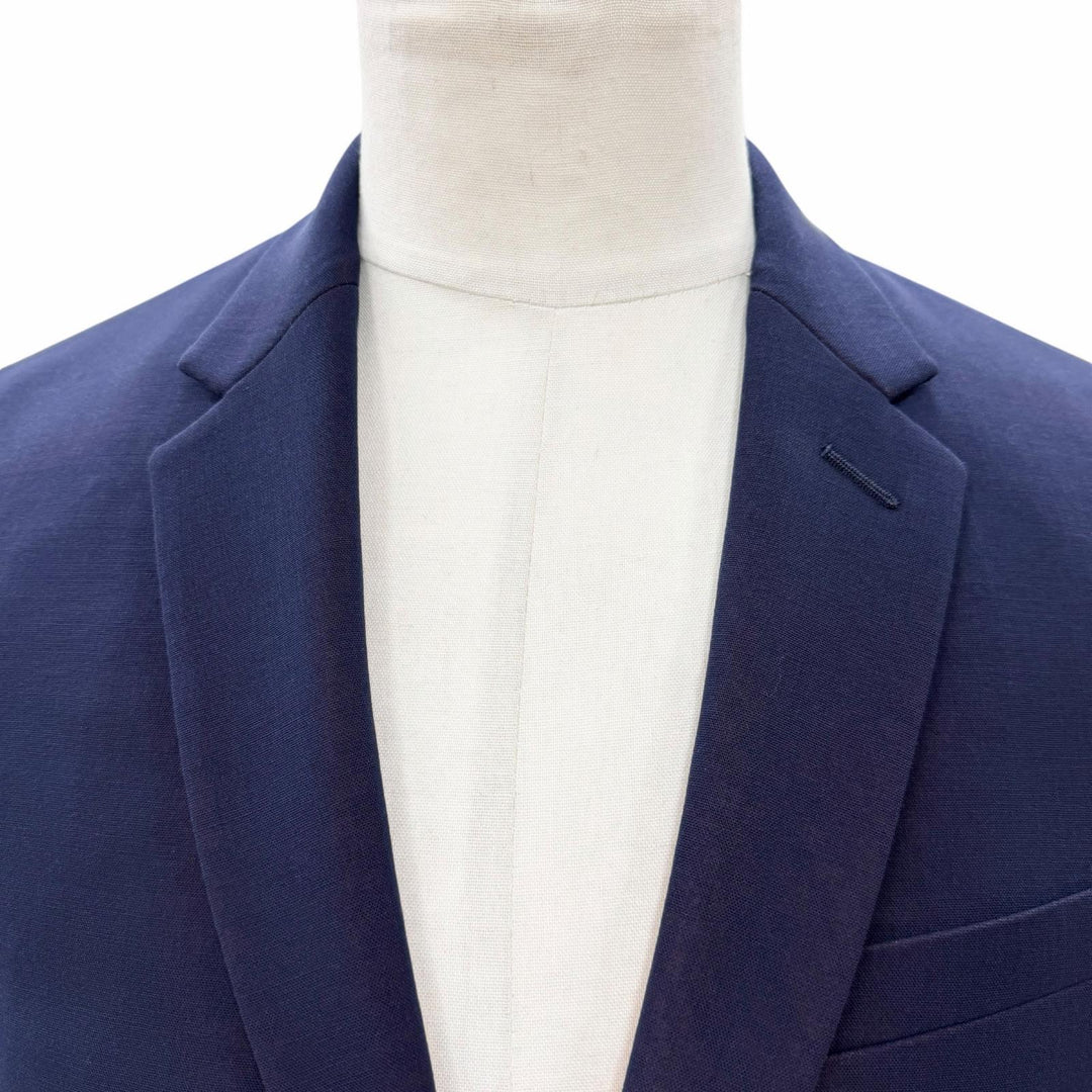 極美品▼Dior HOMME ディオールオム 16SS 663C277F3591 ウール100% シングルジャケット テーラード ネイビー 44 正規品 ガーメント付き