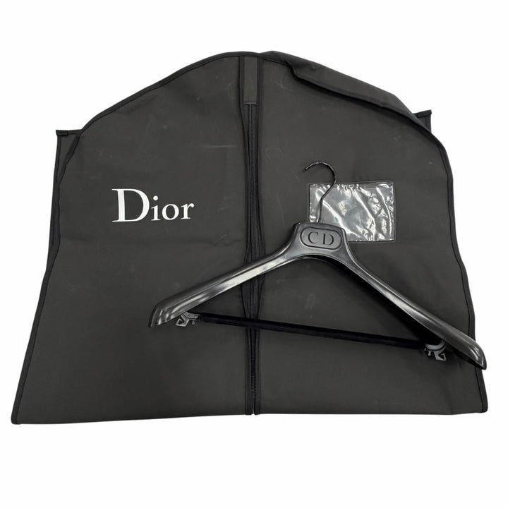 極美品▼Dior HOMME ディオールオム 633C293A3576 ウール100% シングルジャケット テーラード ブラック 44 正規品 メンズ ガーメント付き