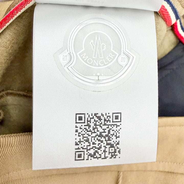 未使用品△MONCLER GRENOBLE モンクレール グルノーブル 2025年製 K20982A00001 PANTALONE ロゴワッペン フィット パンツ 40 正規品
