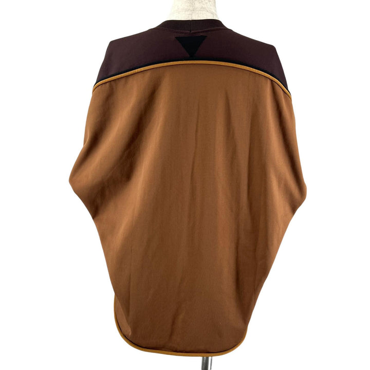 美品▲BOTTEGAVENETA ボッテガヴェネタ 20AW 629983 ドレープTシャツ カットソー ブラウン XS イタリア製 正規品 レディース