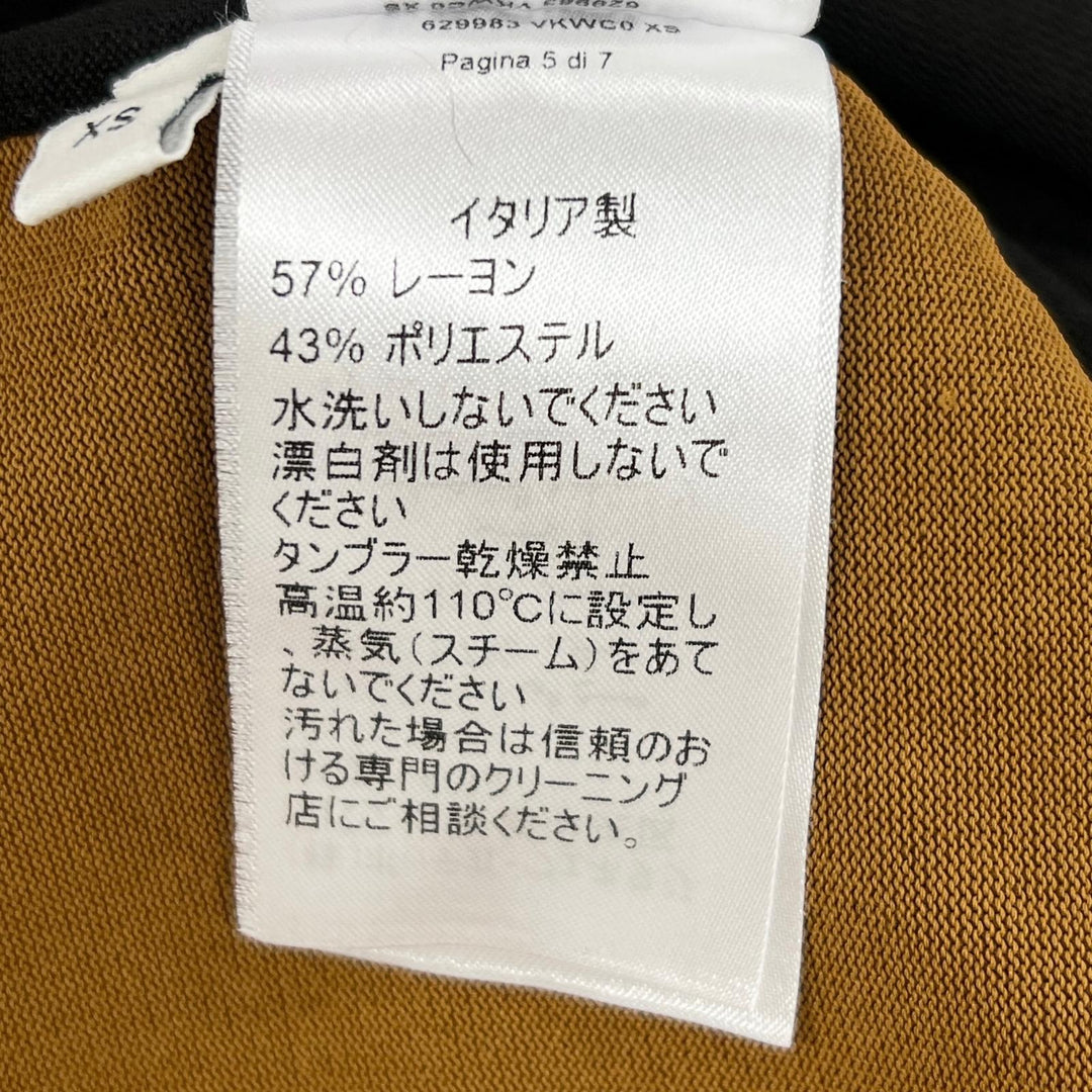 美品▲BOTTEGAVENETA ボッテガヴェネタ 20AW 629983 ドレープTシャツ カットソー ブラウン XS イタリア製 正規品 レディース