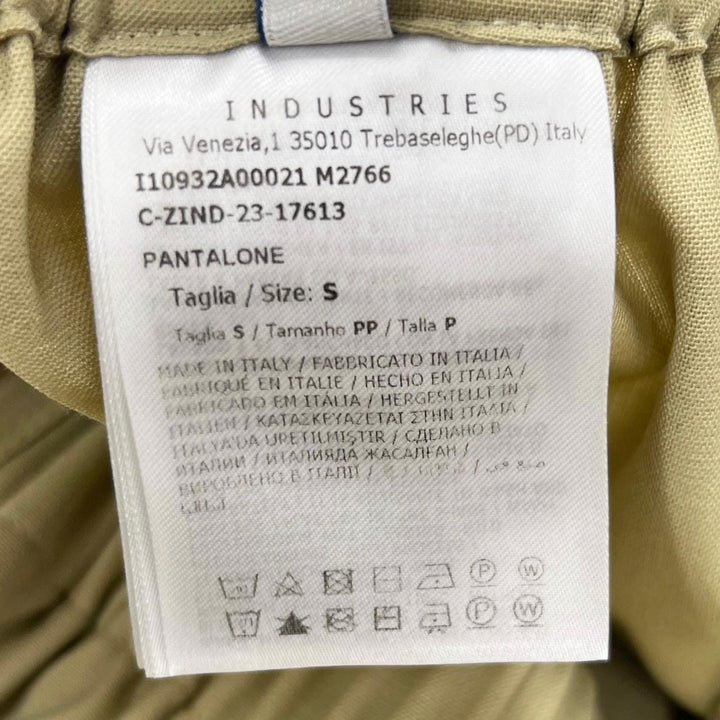 極美品▲MONCLER モンクレール 2023年製 PANTALONE ウール ワイドイージー パンツ ベージュ S イタリア製 正規品 レディース