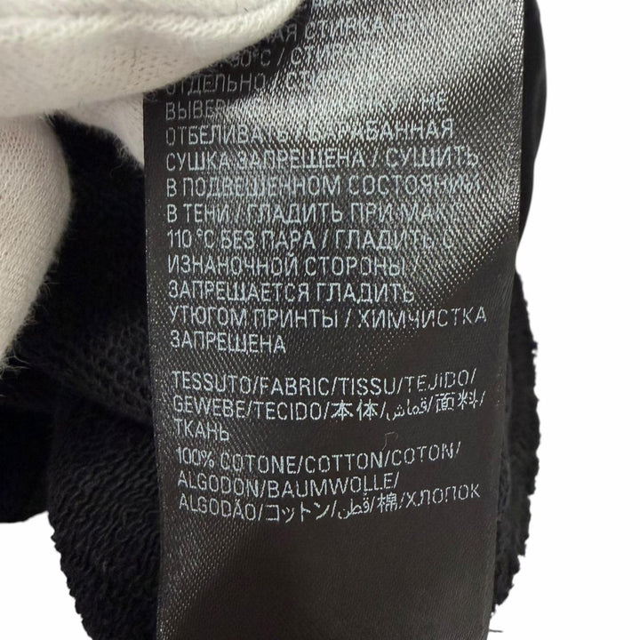 未使用品□BALENCIAGA バレンシアガ 25SS 578135 キャンペーンロゴプリント プルオーバーパーカー フーディー ブラック XS 正規品 メンズ
