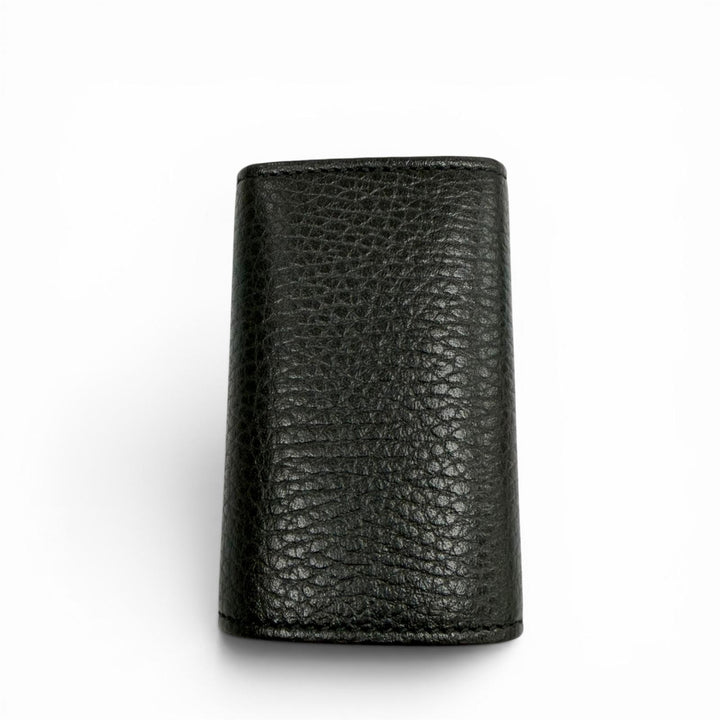 極美品▼GUCCI グッチ 456118 レザー ダブルG 6連 キーケース ブラック ゴールド金具 イタリア製 メンズ レディース 箱・保存袋付き