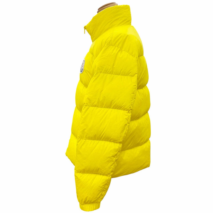 美品▼MONCLER モンクレール 23-24AW CITALA シタラ ロゴワッペン付き ダブルジップアップ ダウンジャケット イエロー 3 正規品 メンズ