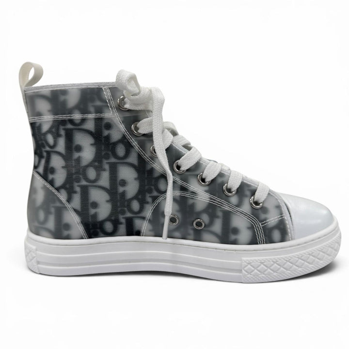 未使用品☆Christian Dior クリスチャンディオール B23 オブリーク ハイトップ ハイカットスニーカー 31 JP19cm相当 キッズ 定価125000円