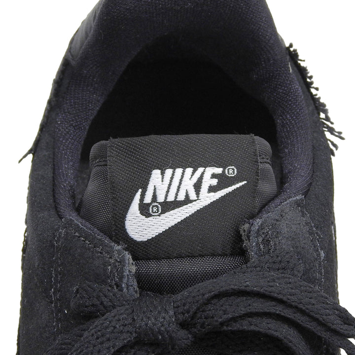 極美品▲NIKE COMME des GARCONS ナイキ コムデギャルソン CU9080-002 ワッフルレーサー CDG レザースニーカー ブラック 25cm メンズ