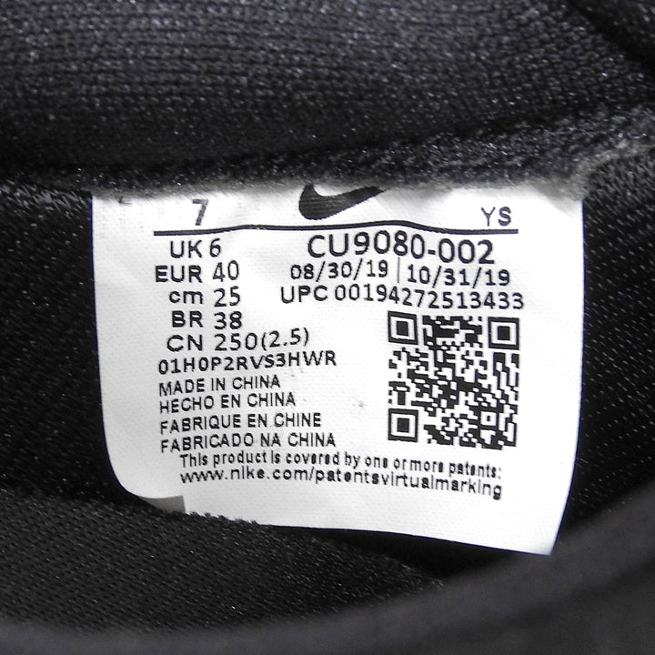 極美品▲NIKE COMME des GARCONS ナイキ コムデギャルソン CU9080-002 ワッフルレーサー CDG レザースニーカー ブラック 25cm メンズ
