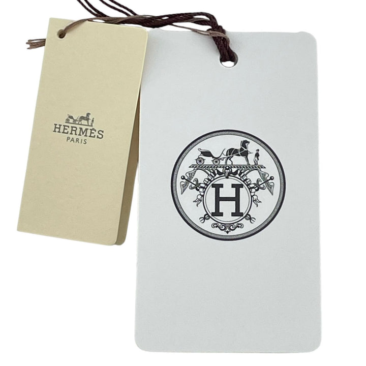 未使用品▲HERMES エルメス ステアーズ コットン100％ Hロゴ フェイスタオル ベージュ フランス製 正規品 レディース 箱付き