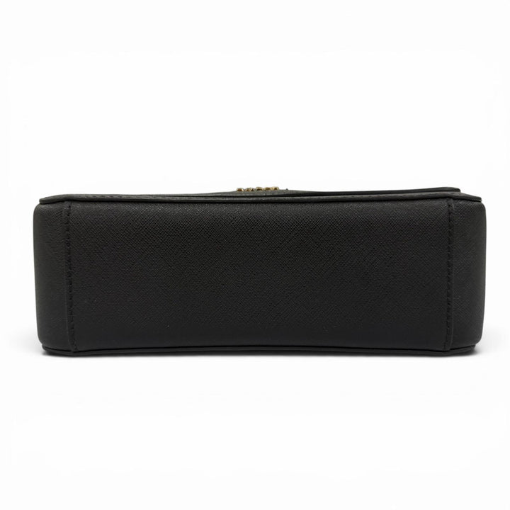 極美品☆BALLY バリー Seliah ロゴ金具 レザー チェーン ショルダーバッグ ブラック ゴールド金具 レディース