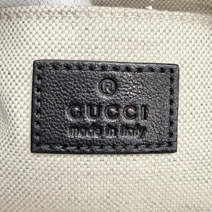 美品△GUCCI グッチ 742360 ブロンディ スモール フリンジ タッセル レザー ショルダーバッグ ブラック イタリア製 レディース 保存袋付