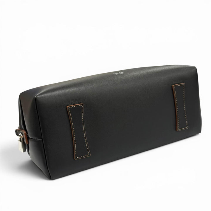 極美品★Max Mara マックスマーラ ホールドオールストリング カーフレザー ダブル ハンドルバッグ ショルダーバッグ 定価277200円 袋付