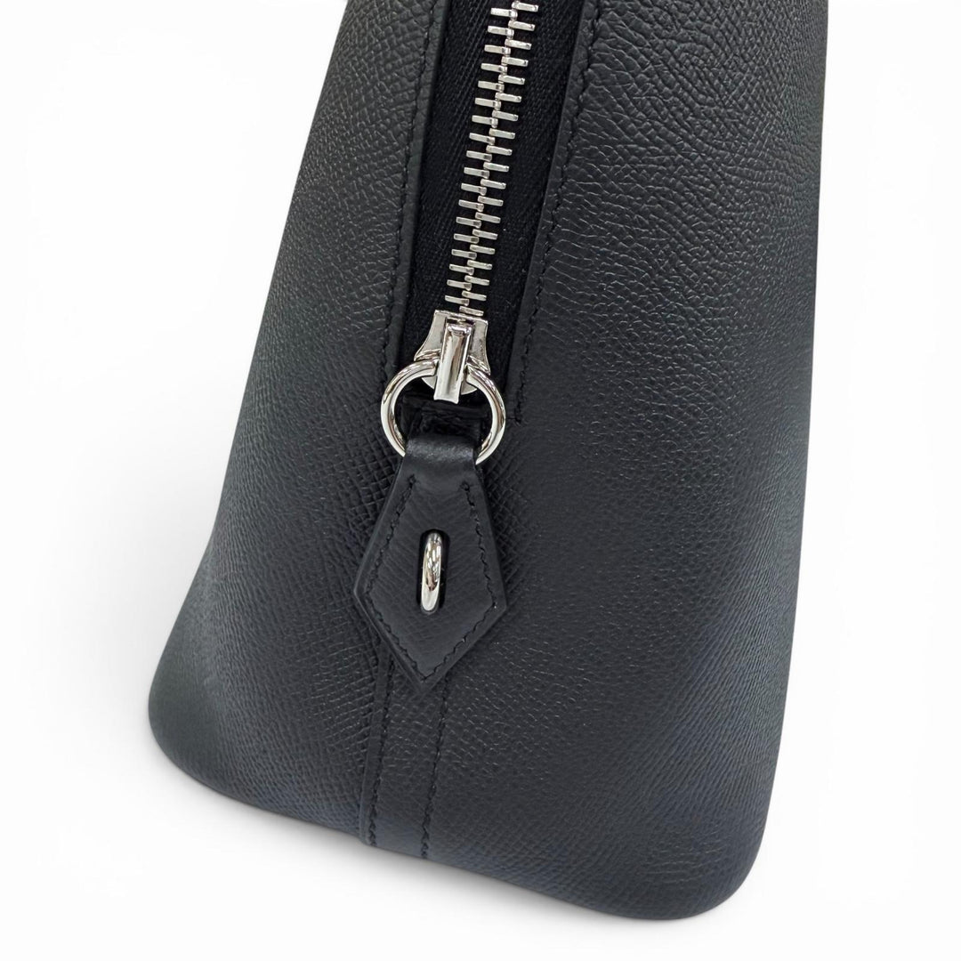 未使用品☆HERMES エルメス ボリード1923 30 ヴォーエプソン シルバー金具 ハンドバッグ ブラック K刻印 仏製 レディース 箱・保存袋付き