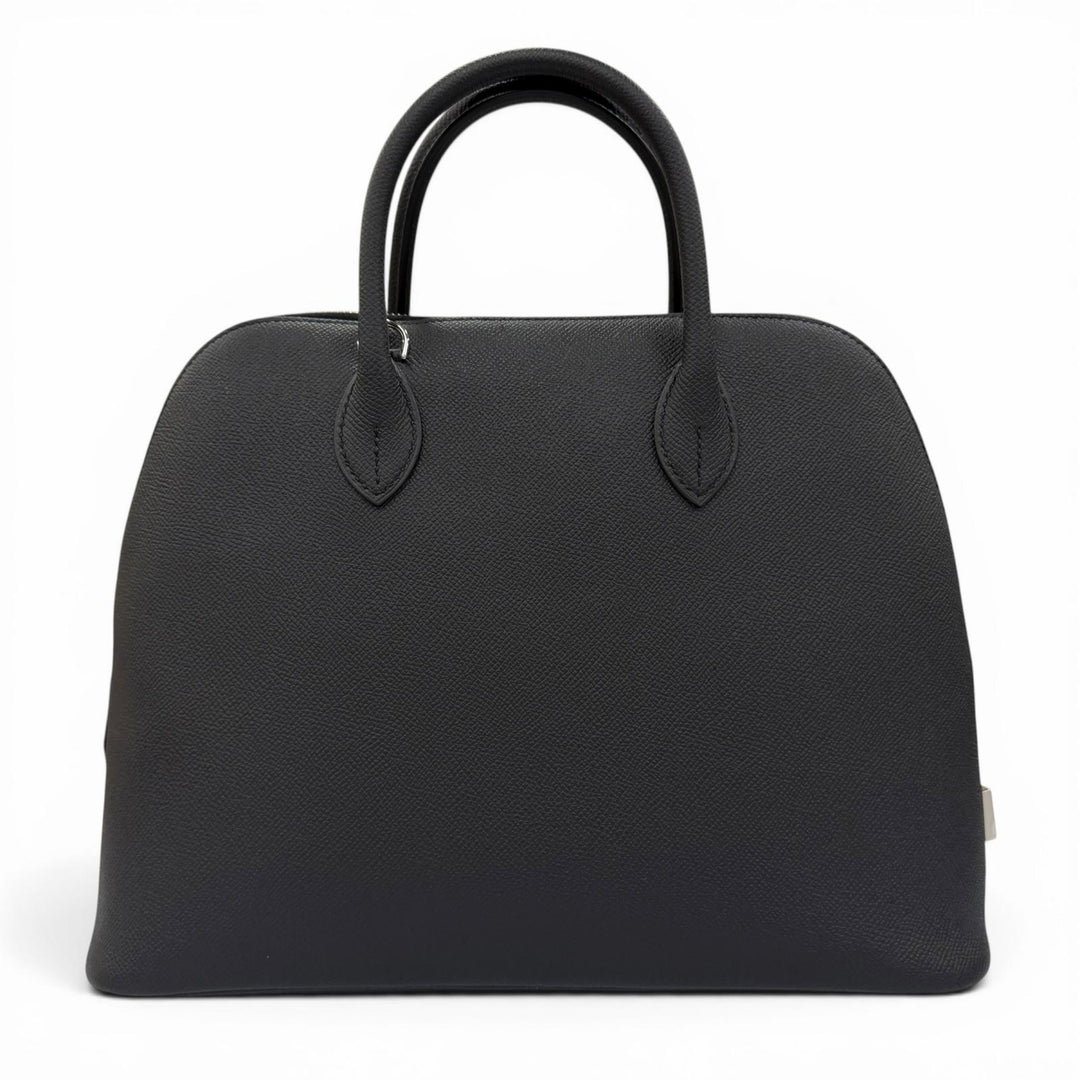 未使用品☆HERMES エルメス ボリード1923 30 ヴォーエプソン シルバー金具 ハンドバッグ ブラック K刻印 仏製 レディース 箱・保存袋付き