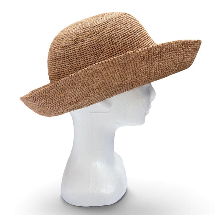 極美品▲HELEN KAMINSKI ヘレンカミンスキー ラフィア100% クロッシェ編み リボン ラフィア ハット ナチュラル レディース 箱・保存袋付き