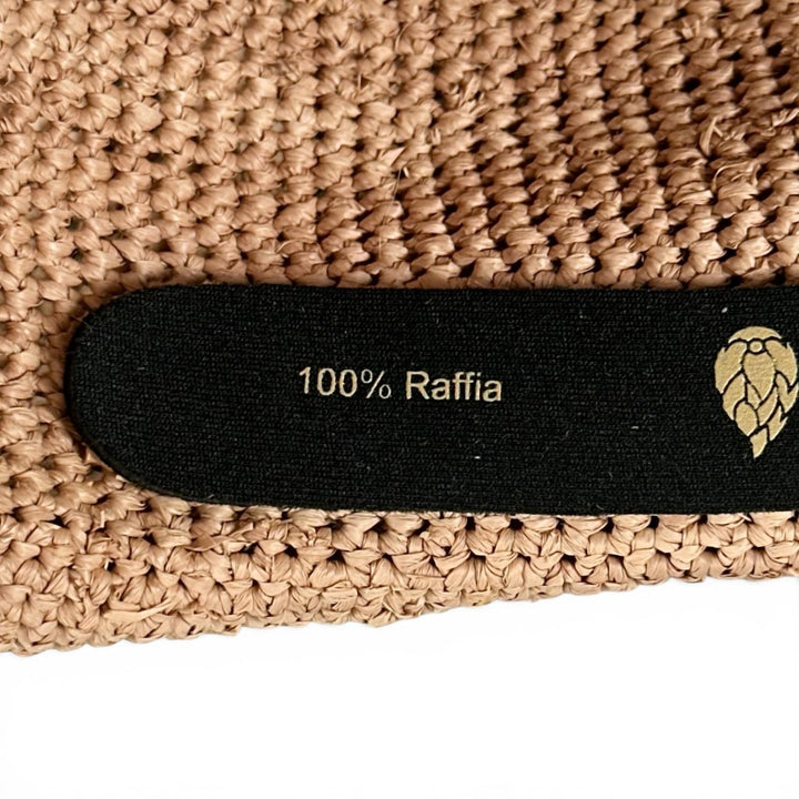極美品▲HELEN KAMINSKI ヘレンカミンスキー ラフィア100% クロッシェ編み リボン ラフィア ハット ナチュラル レディース 箱・保存袋付き
