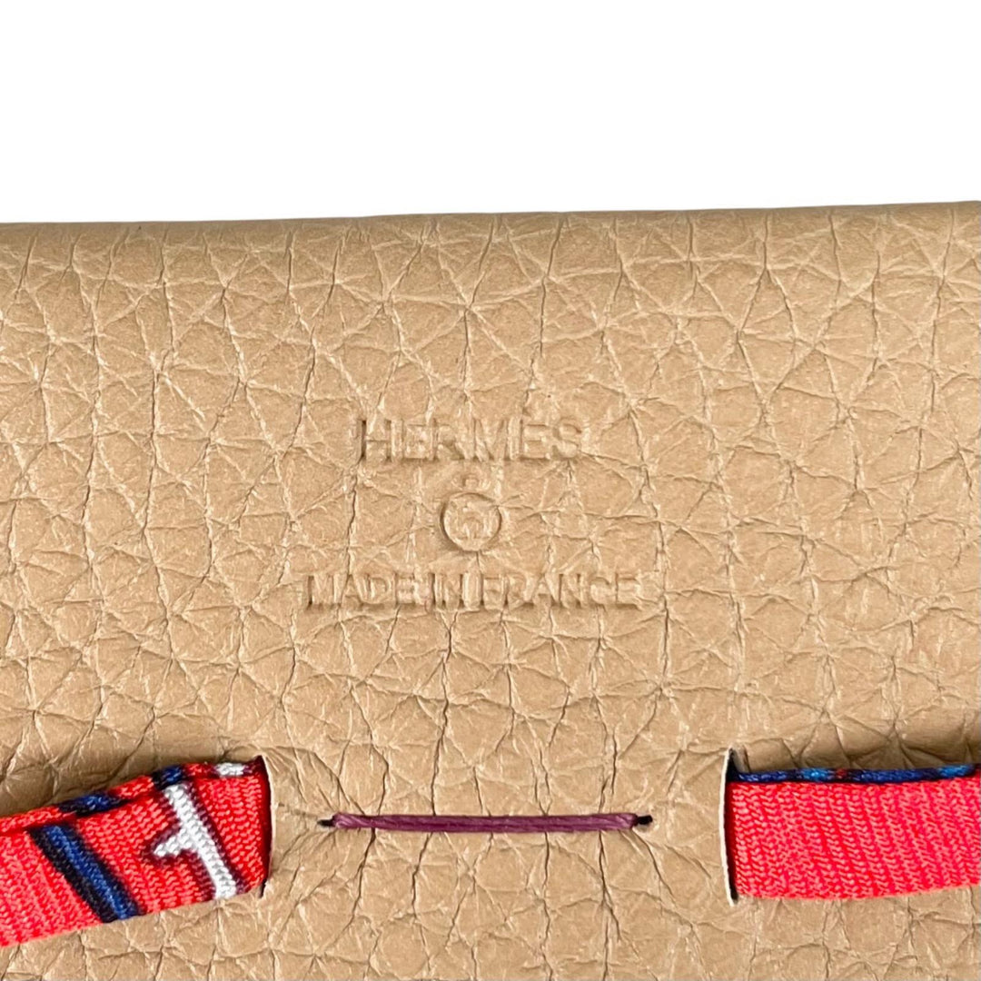 未使用品▲HERMES エルメス H1060598 92 プティアッシュ コケード エトワール シルク チャーム フランス製 レディース 定価79200円 箱付