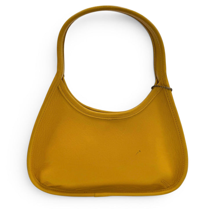 美品★COACH コーチ ヴィンテージ 9027 エルゴ オールドコーチ レアカラー グローブレザー ワンショルダーバッグ マスタード レディース