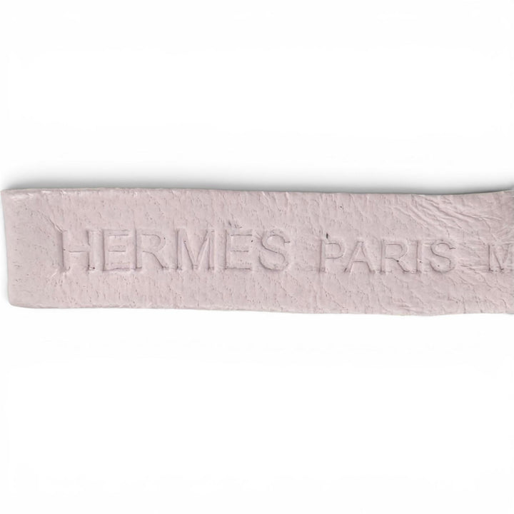 未使用品▲HERMES エルメス カルメン アニョーミロ シルバー金具 トリコロール チャーム モーヴペール ヴェールシプレ U刻印 仏製 箱付き