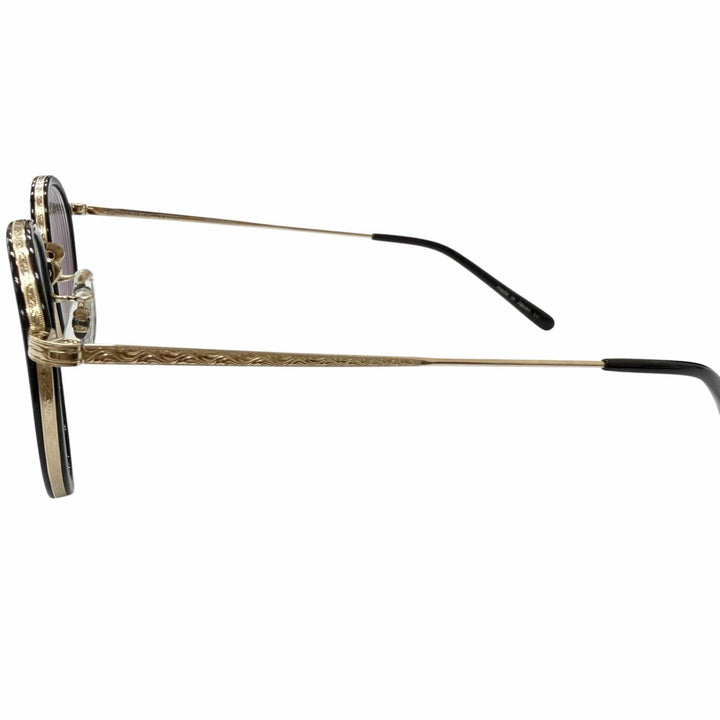美品□OLIVER PEOPLES オリバーピープルズ MP-2 雅 リミテッドエディション メガネ 眼鏡 アイウェア ブラック 46□24-148 度入り 日本製