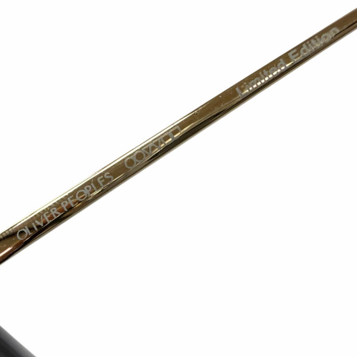 美品□OLIVER PEOPLES オリバーピープルズ MP-2 雅 リミテッドエディション メガネ 眼鏡 アイウェア ブラック 46□24-148 度入り 日本製