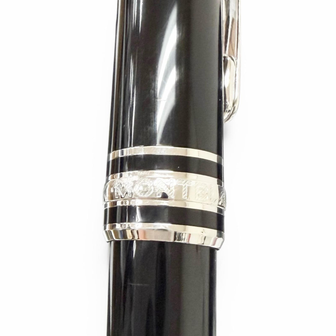 美品□MONTBLANC モンブラン マイスターシュテュック オマージュ・ア・W.A.モーツァルト プラチナライン ボールペン ブラック ドイツ製