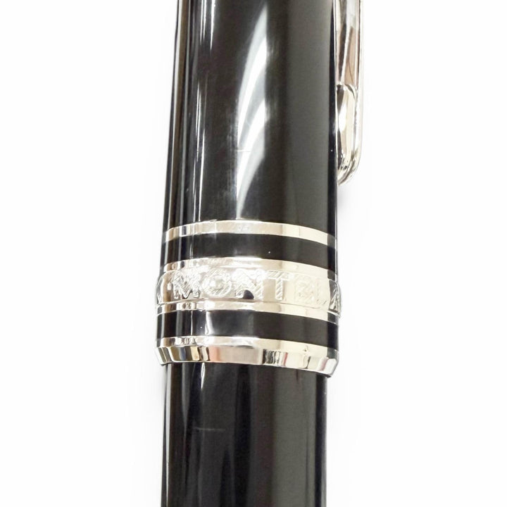 美品□MONTBLANC モンブラン マイスターシュテュック オマージュ・ア・W.A.モーツァルト プラチナライン ボールペン ブラック ドイツ製