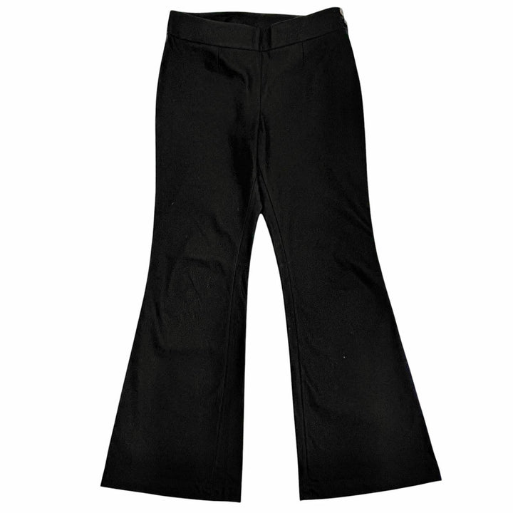 美品△tricot COMME des GARCONS トリココムデギャルソン ヴィンテージ TK-P009 03sアーカイブ AD2003 ロング フレアパンツ 黒 S正規品