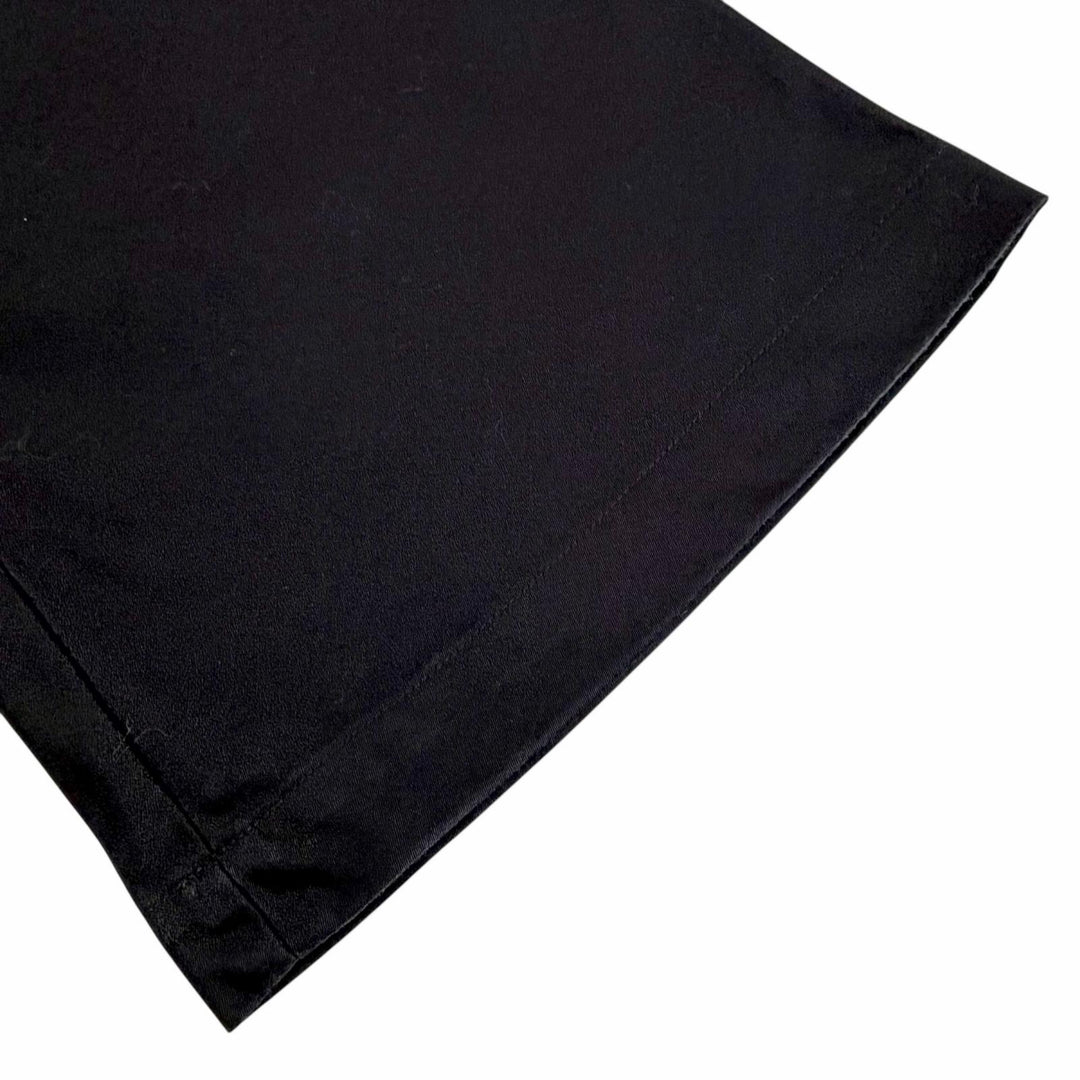 美品△tricot COMME des GARCONS トリココムデギャルソン ヴィンテージ TK-P009 03sアーカイブ AD2003 ロング フレアパンツ 黒 S正規品
