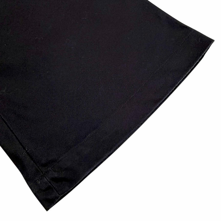 美品△tricot COMME des GARCONS トリココムデギャルソン ヴィンテージ TK-P009 03sアーカイブ AD2003 ロング フレアパンツ 黒 S正規品