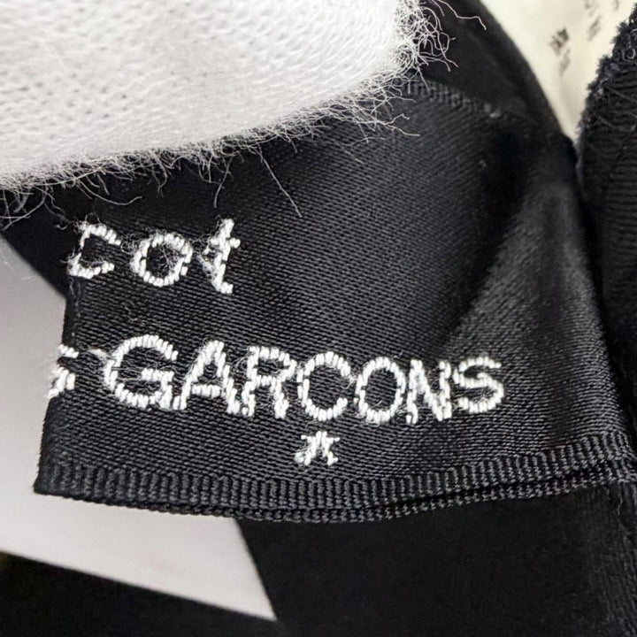 美品△tricot COMME des GARCONS トリココムデギャルソン ヴィンテージ TK-P009 03sアーカイブ AD2003 ロング フレアパンツ 黒 S正規品