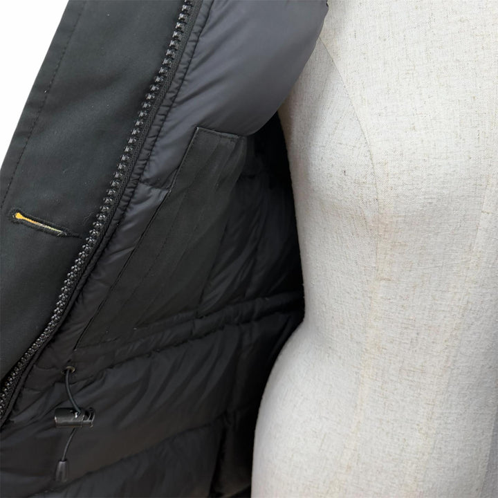 良品☆CANADA GOOSE カナダグース 2603JL BRONTE PARKA ブロンテパーカ ファー・フード付 ダウンコート ブラック S 正規品 レディース