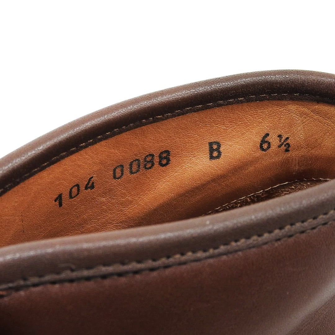 【ドンドン見直し】極美品▲GUCCI グッチ ヴィンテージ ホースビット Uチップ レザー チャッカ ブーツ ブラウン ゴールド金具 6.5 伊製